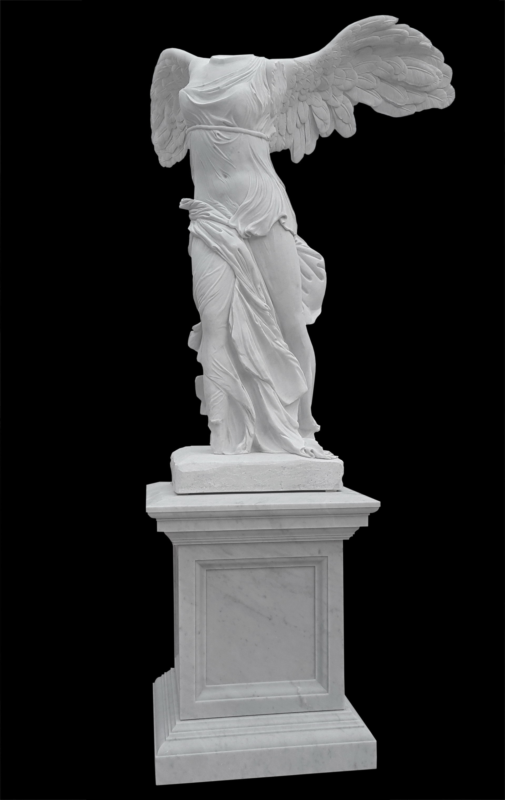 surco Milímetro historia Nike of Samothrace Marble Statue - Costa Paolo & Co. Carrara